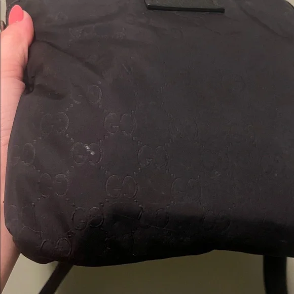 Gucci Black Nylon and Leather Crossbody Bag - Picture 8 of 16
